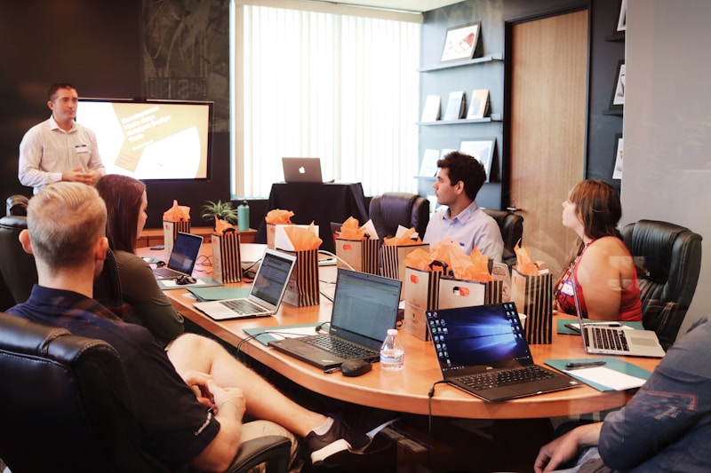 Technology company team